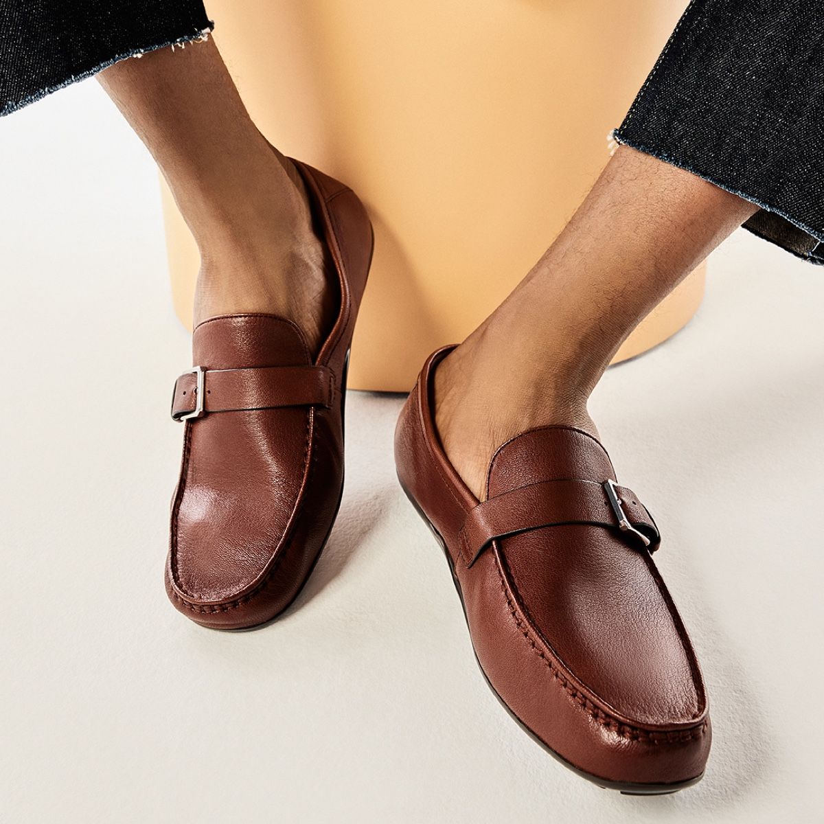 Reggio Cognac Men Casual Shoes