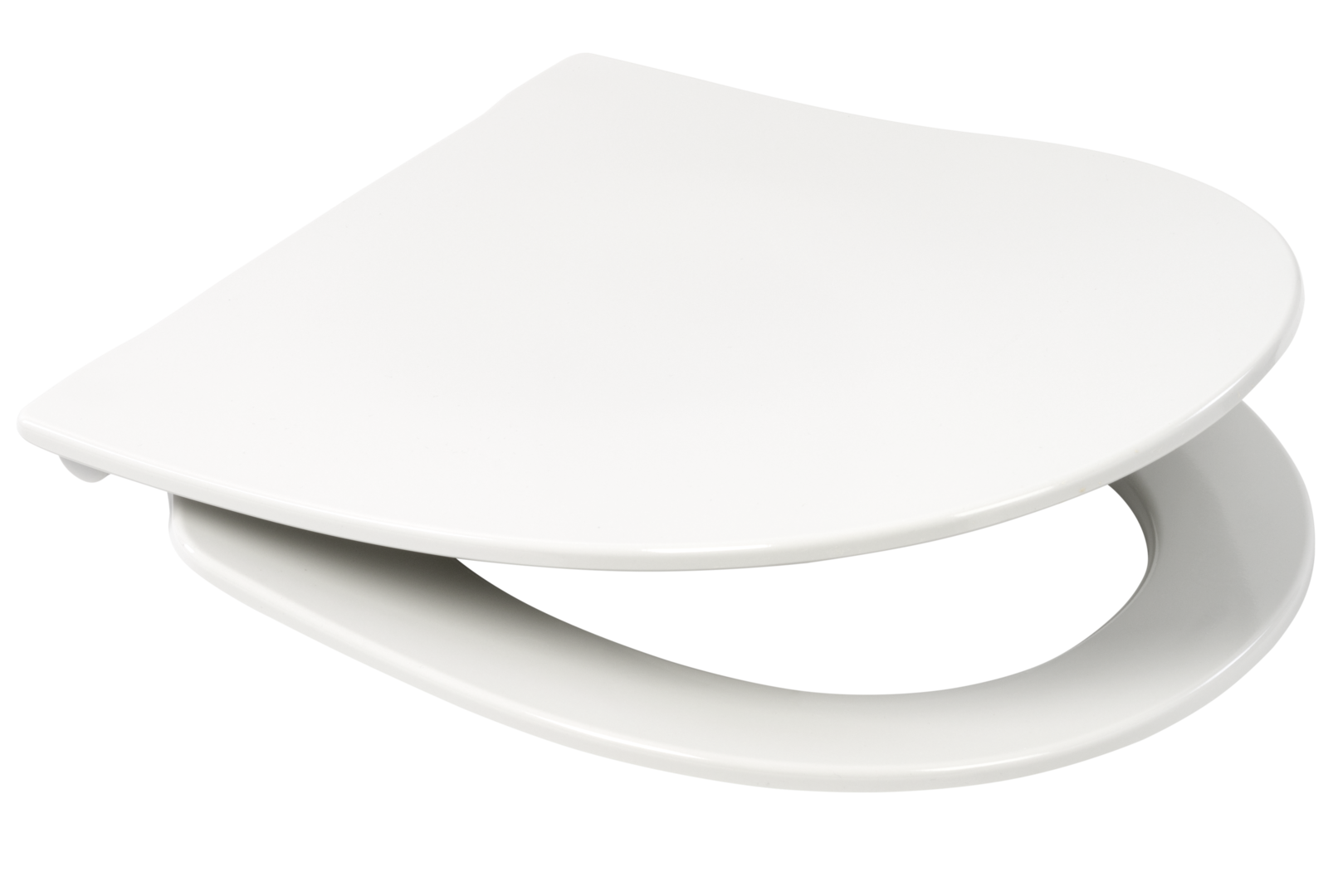 Plieger Zano softclose toiletzitting wit glans
