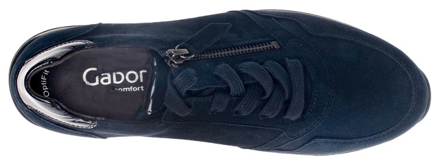 Gabor Keilsneaker »Turin«  , Freizeitschuh, Halbschuh, Schnürer, gepolsterter Schaftrand, H-Weite