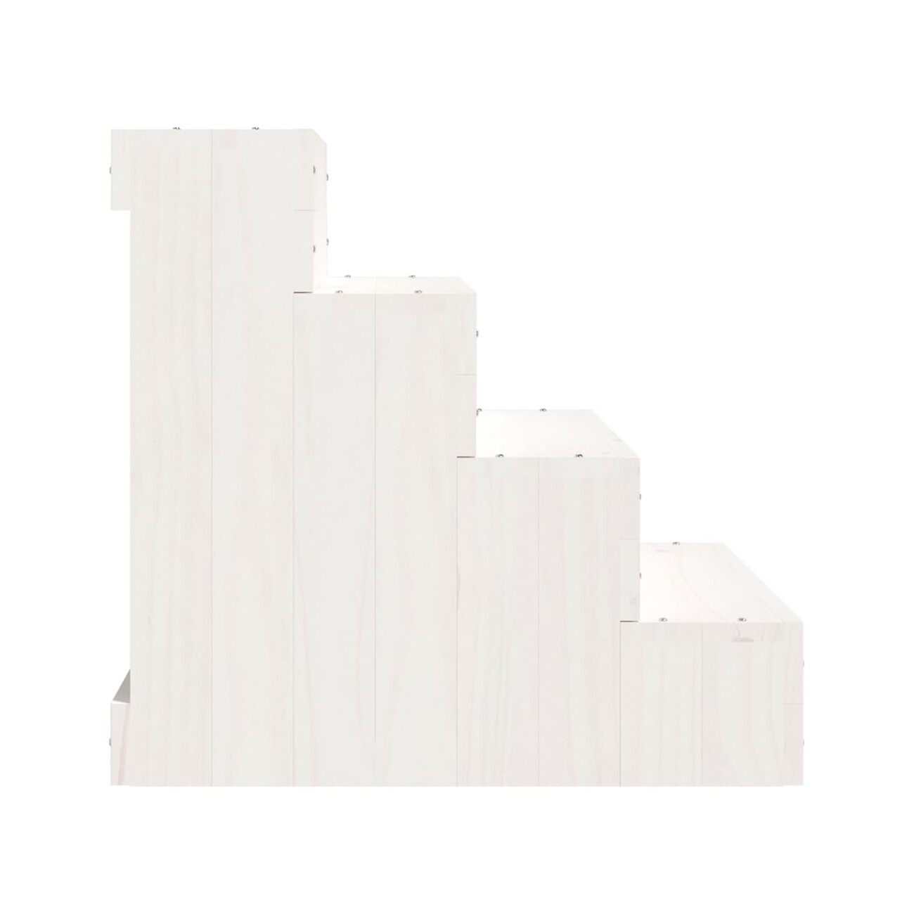 VidaXL Haustiertreppe L (40x49x47 cm) weiß