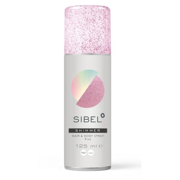 Spray pailleté rosé