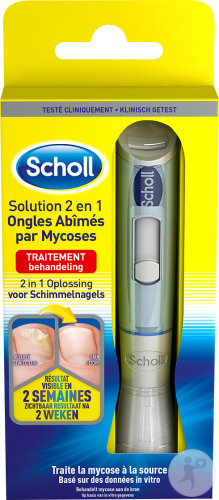 Scholl Solution 2en1 Ongles Abîmés Par Mycoses 3,8ml + 5 Limes