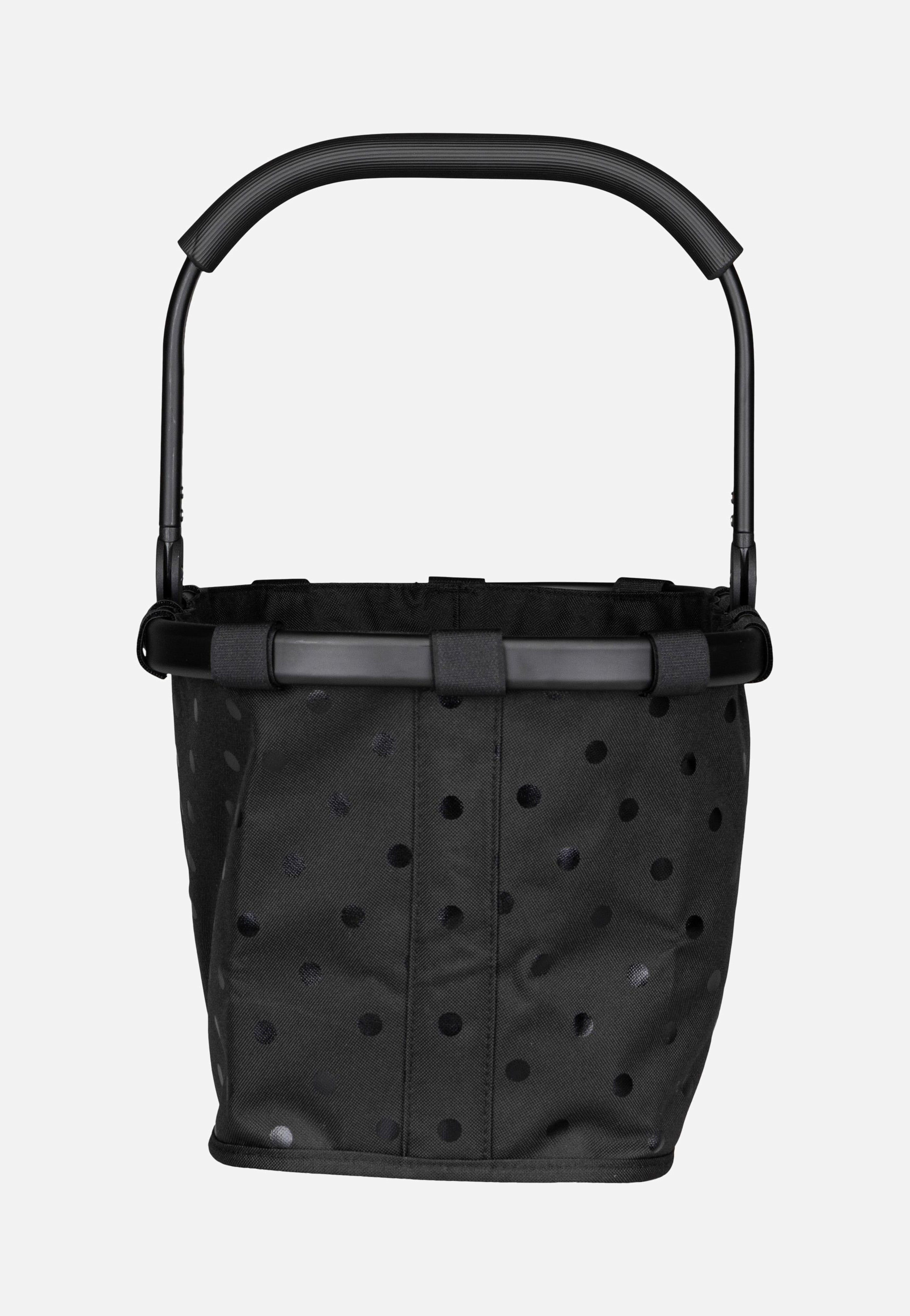 carrybag frame Glossy Dots Black - Einkaufskorb