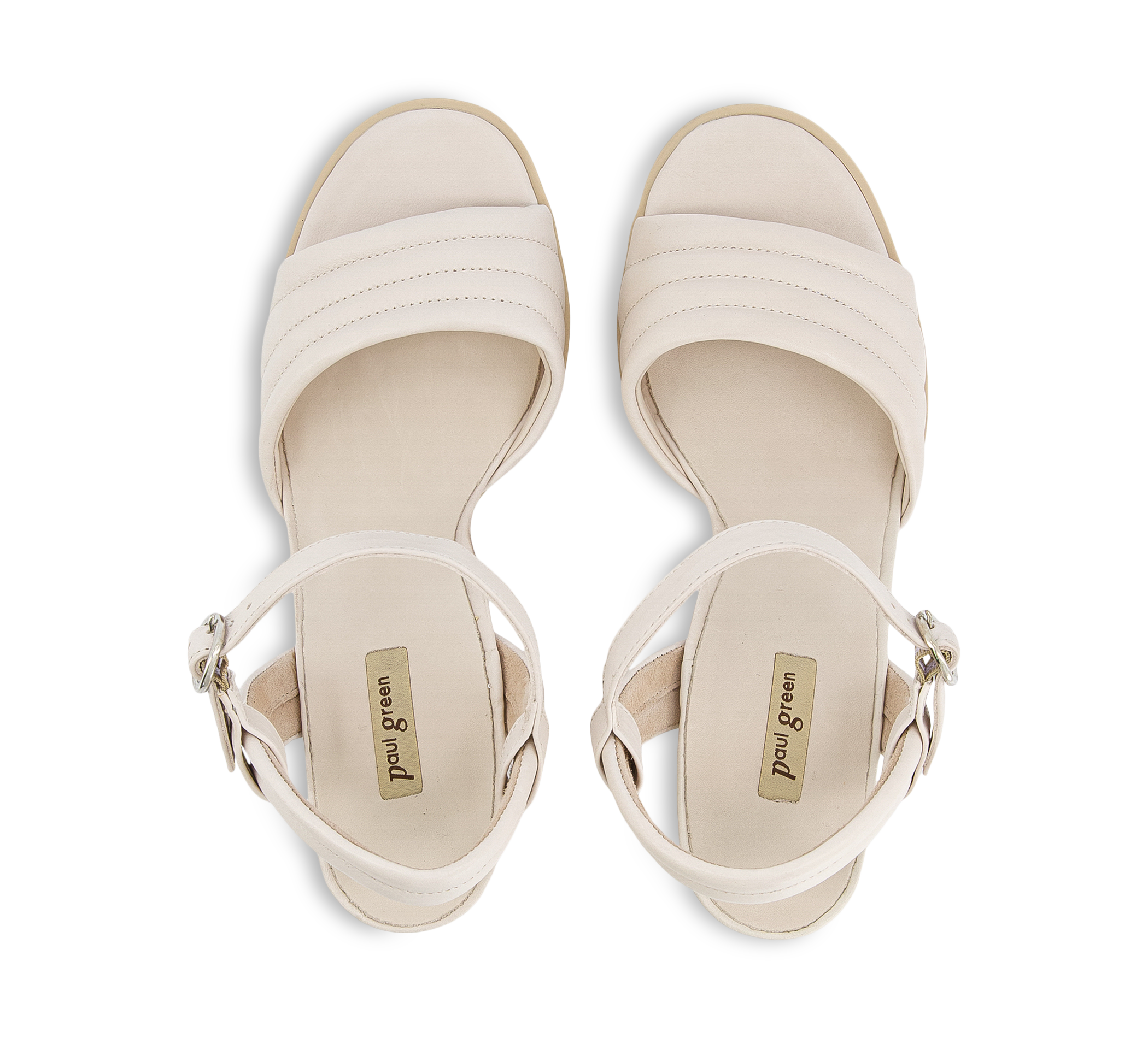Paul Green 7928 - Riemchensandalen weiss