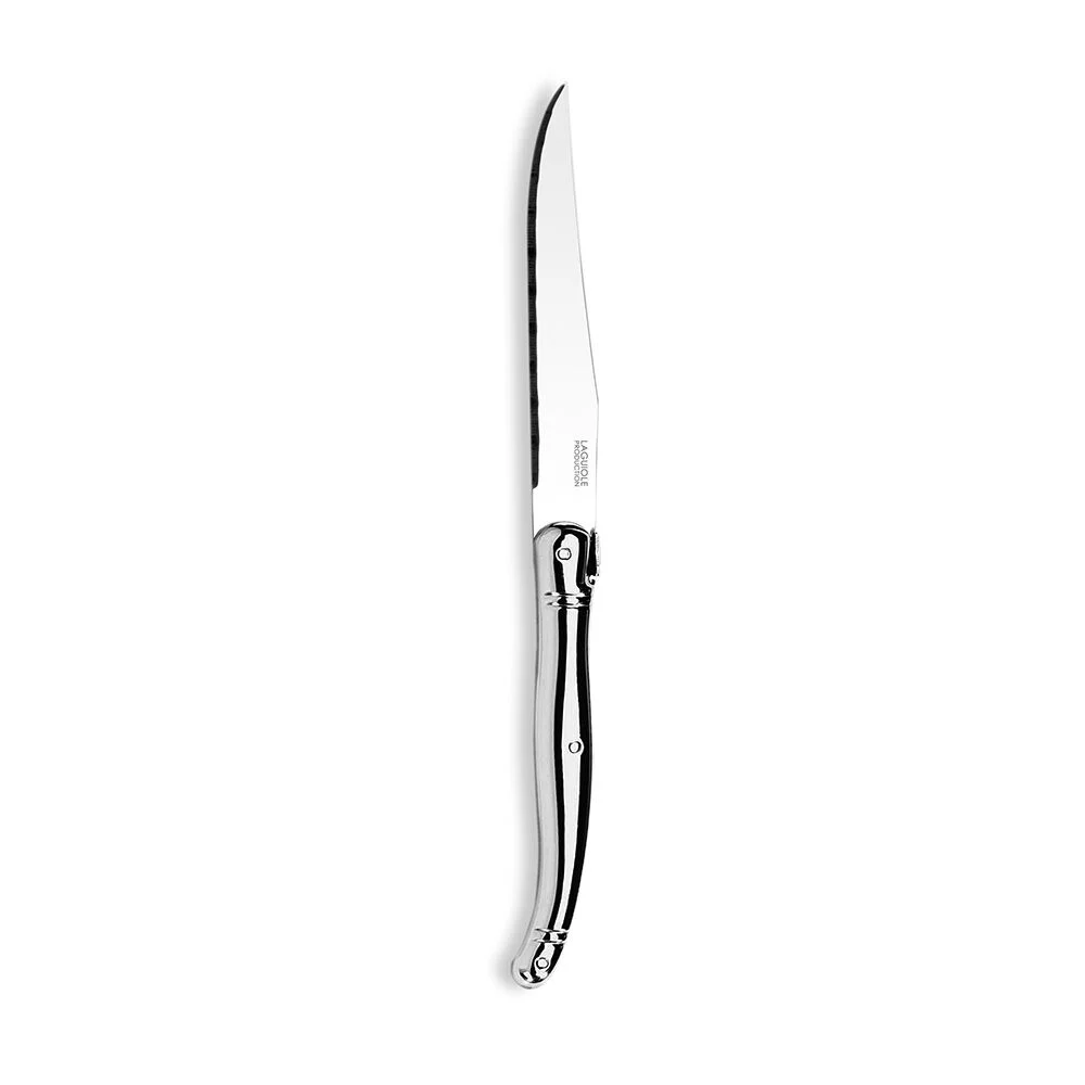 Couteau Laguiole acier inox gris