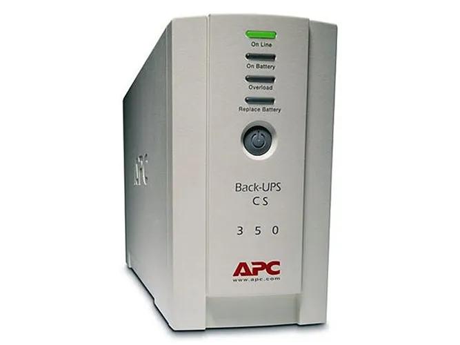 APC Back-UPS CS 350 - UPS - AC 230 V - 210 Watt - 350 VA - RS-232, USB - output-stikforbindelser: 4 - beige