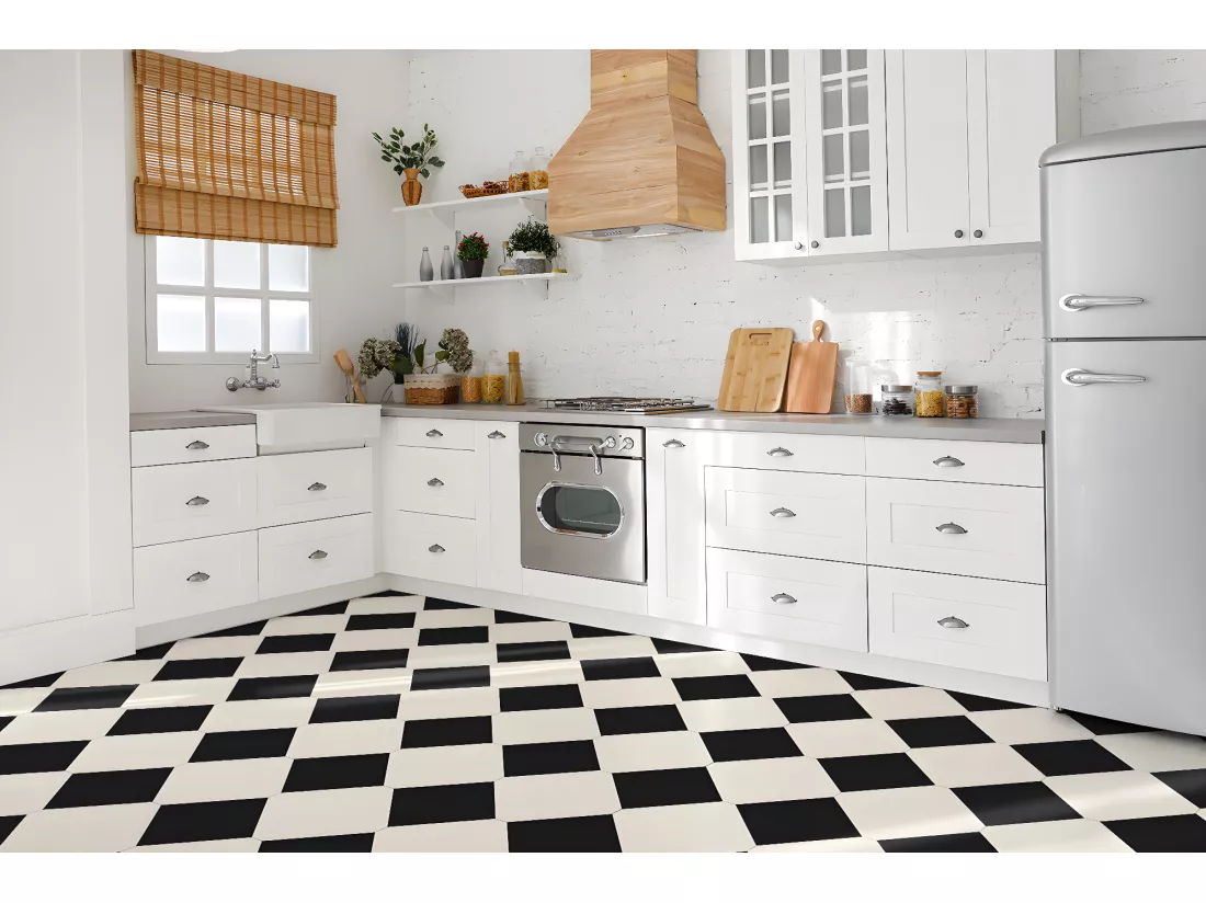 Carreaux autocollants PVC, Carrelage PVC adhésif - 9x30x30 - Diamant