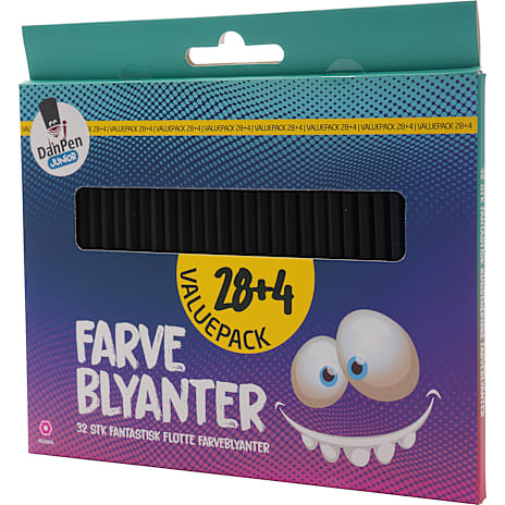 Danpen junior farveblyanter 32-pak