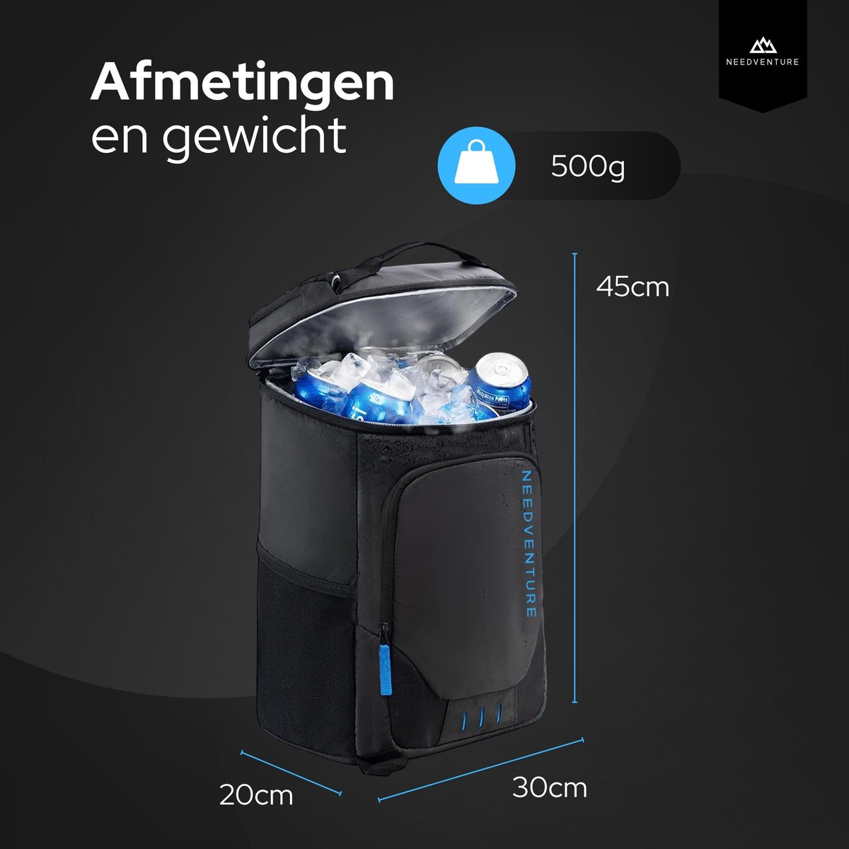 Needventure 25 liter koelrugzak