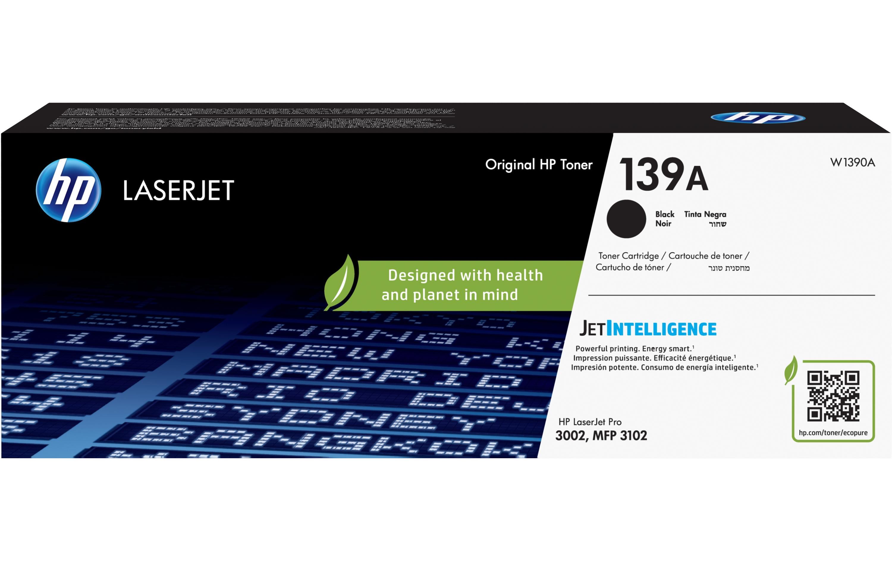 Toner Nr. 139A (W1390A) BlackDruckerpatrone, Schwarz