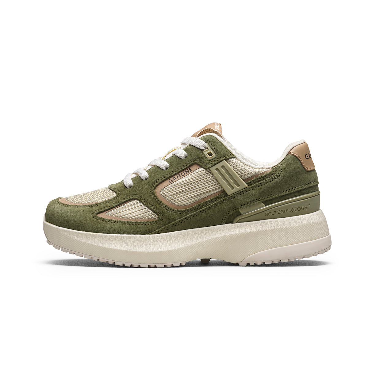Nova Lite Klassisk retrosneaker med skinndetaljer