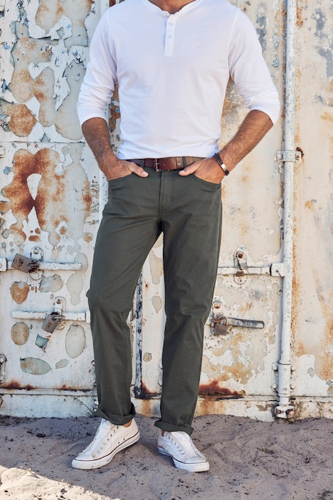 Twillhose, Bauchfit, 5-Pocket, Regular Fit
