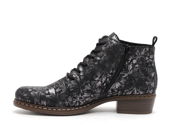 Rieker boots bottine plates femme y0830 noir
