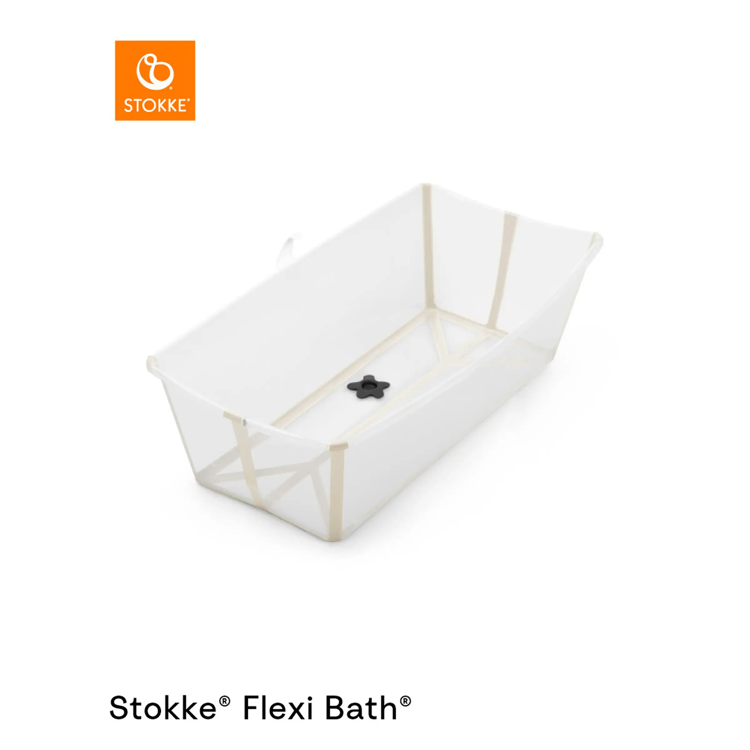 Stokke® - FLEXIBATH Bundle Badewanne XL inkl. Badewannensitz Newborn Support beige