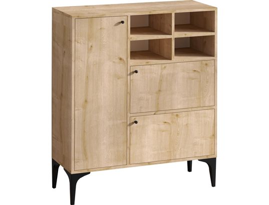 CONCEPT1 - Bahut Ewa chene saphir 100 x 35 x 125cm