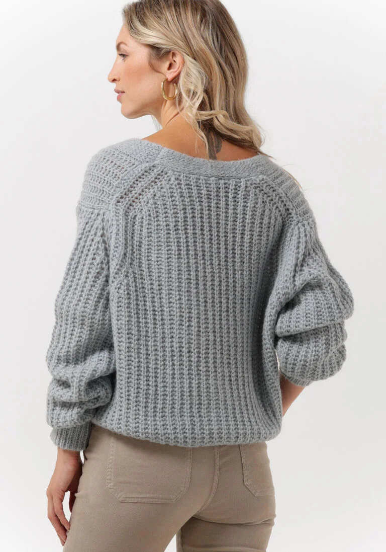 BY-BAR blauwe by-bar vest katy cardigan