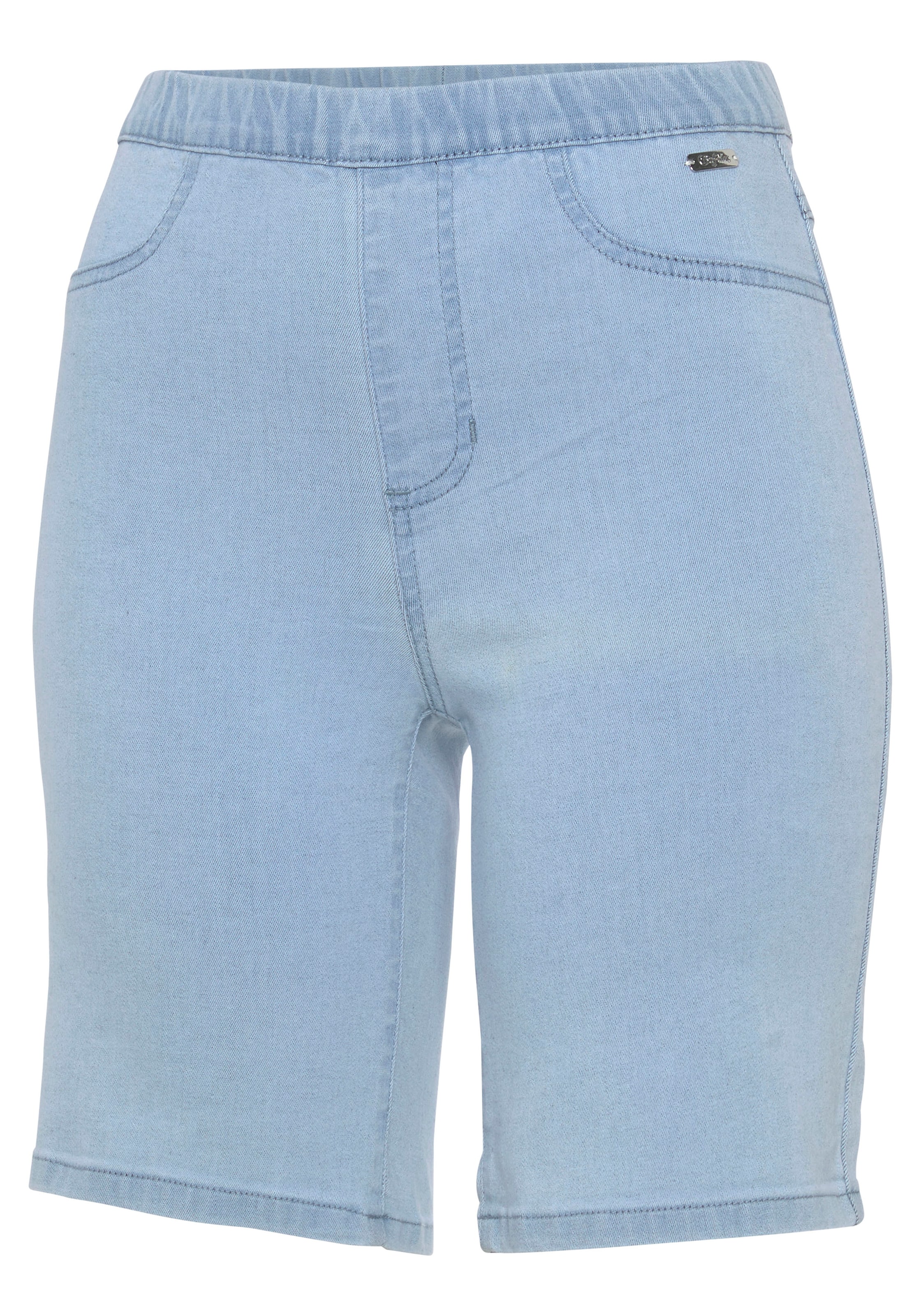 Buffalo Bermudas  im elastischem Denim mit zwei Gesässtaschen