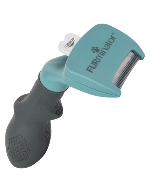 Furminator Cat Undercoat Tool - Short Hair - Kattenvachtkam - Turquoise Small