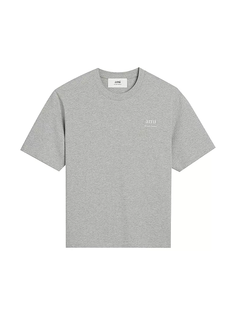 AMI PARIS T-Shirt hellgrau
