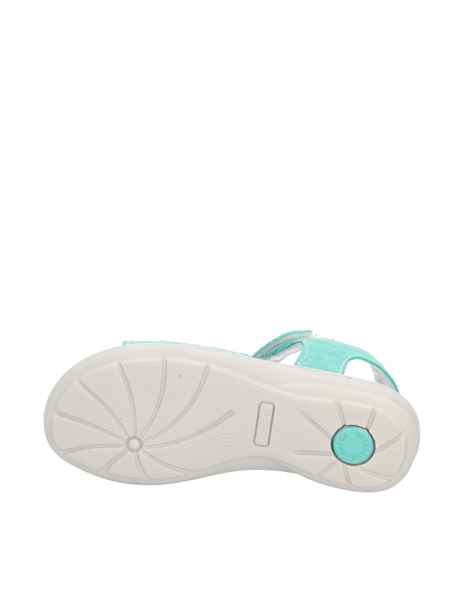 Veloursleder Sandale