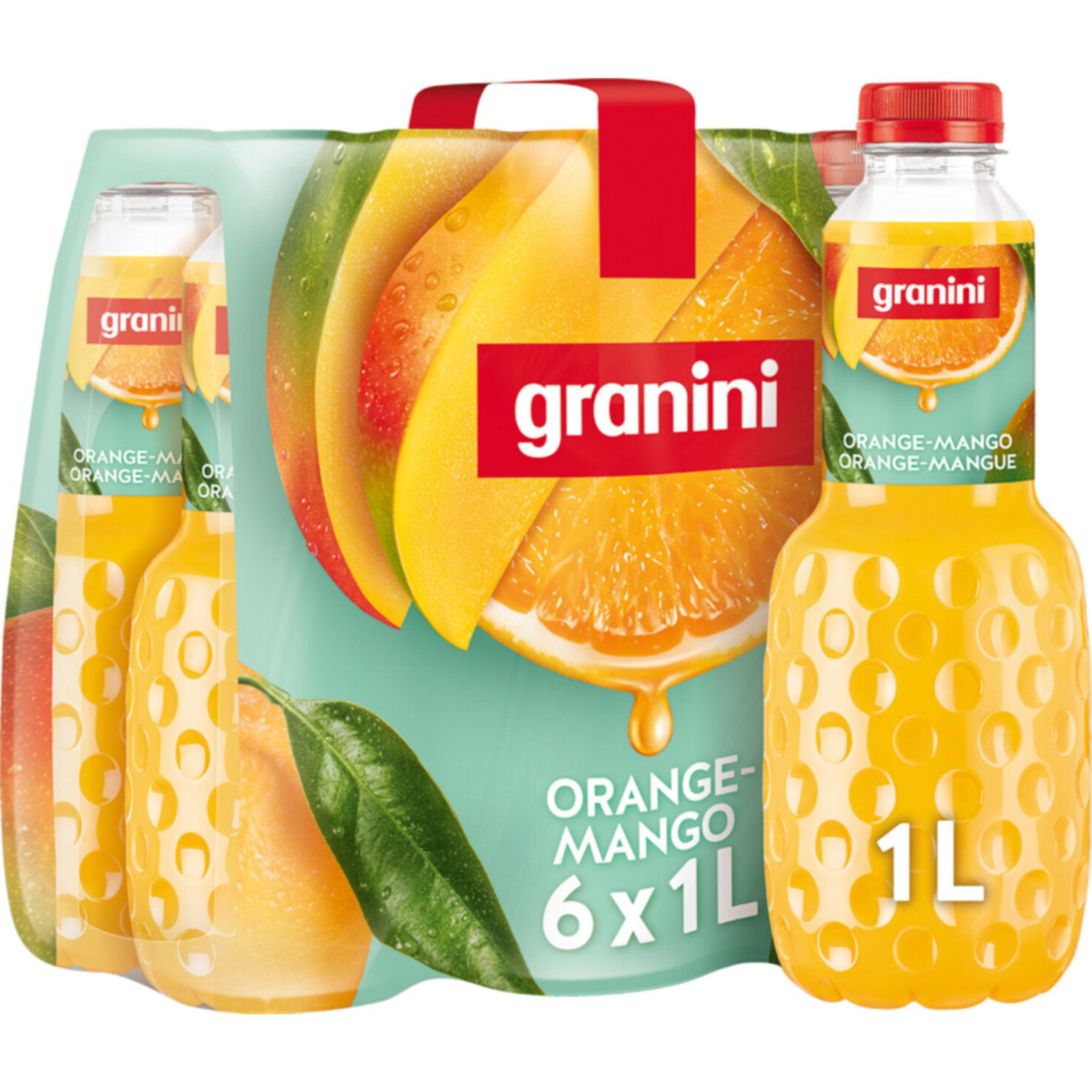 Granini Nektar-Fruchtsaft Orange & Mango Nektar 6x1l