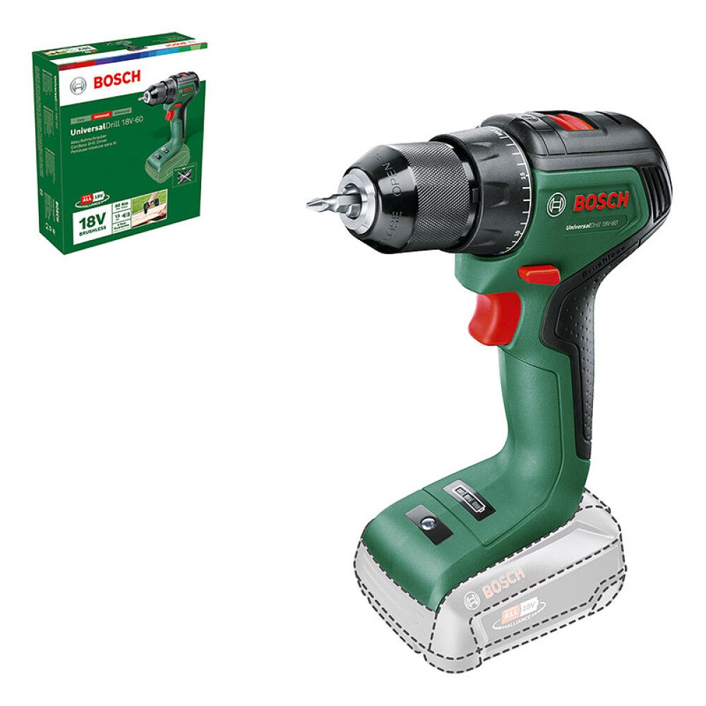 BORSKRUTREKKER BOSCH UNIVERSAL 18-60 18V UTEN BATTERI