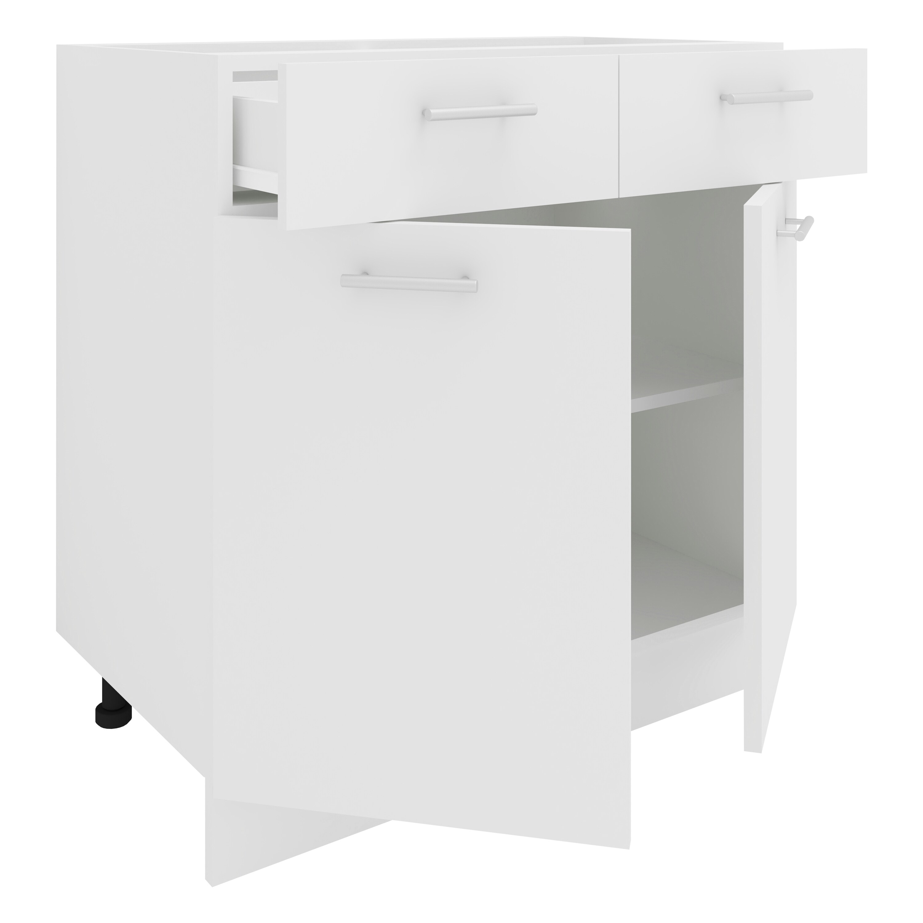 VCM Küchenschrank Breite 80 cm Schublade Unterschrank Küche Küchenmöbel Esilo