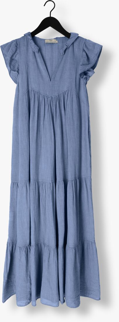 DEVOTION blauwe devotion maxi jurk erietta