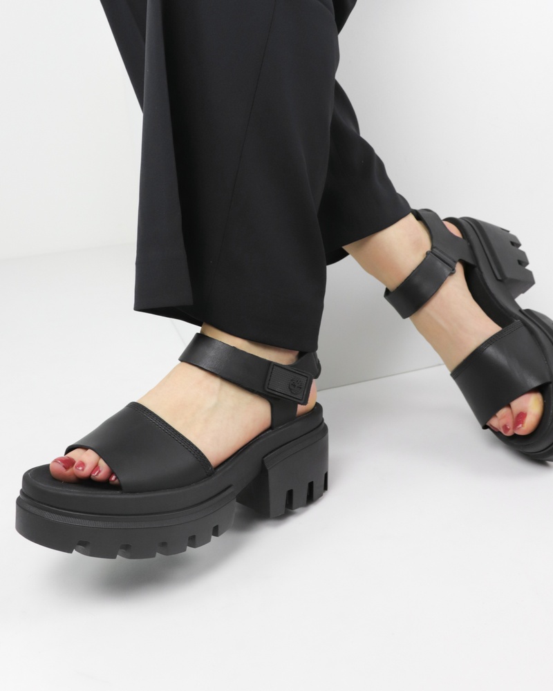 Timberland Everleigh Anklestrap Sandalen  - zwart