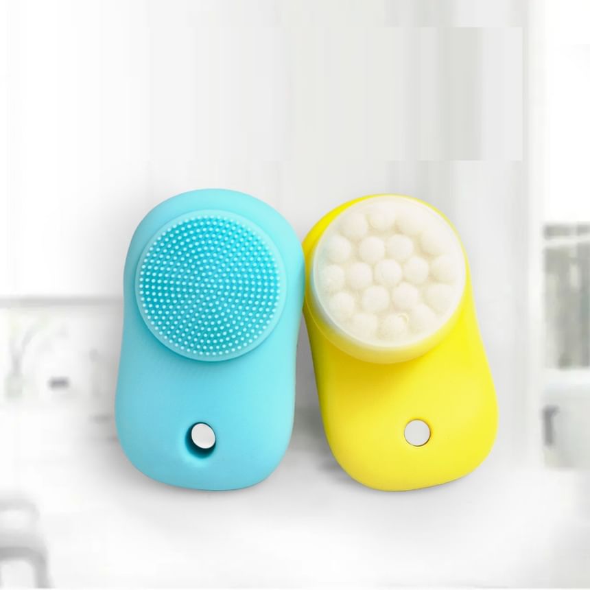 Karnemelk - Mini 2-in-1 siliconen gezichtsreinigingsborstel