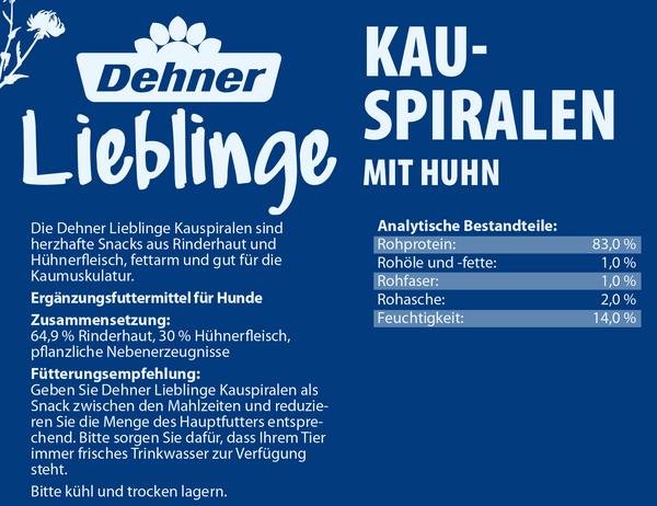 Dehner Lieblinge Hundesnack Kauspiralen