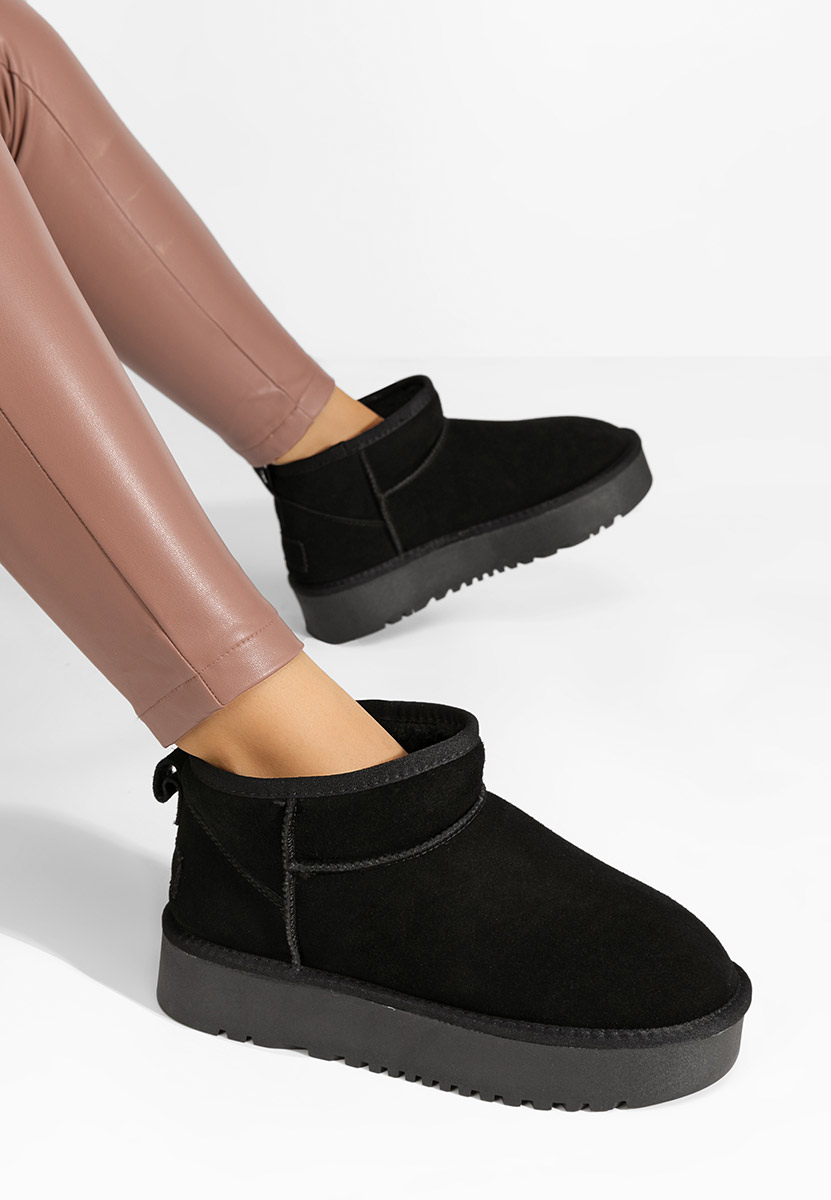 Bottes de neige femme noires Maya