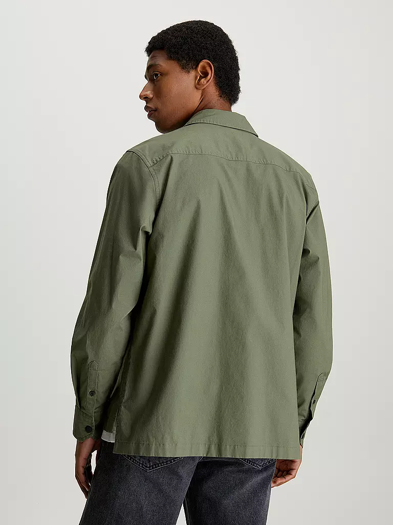 CALVIN KLEIN JEANS Overshirt UTILITY olive