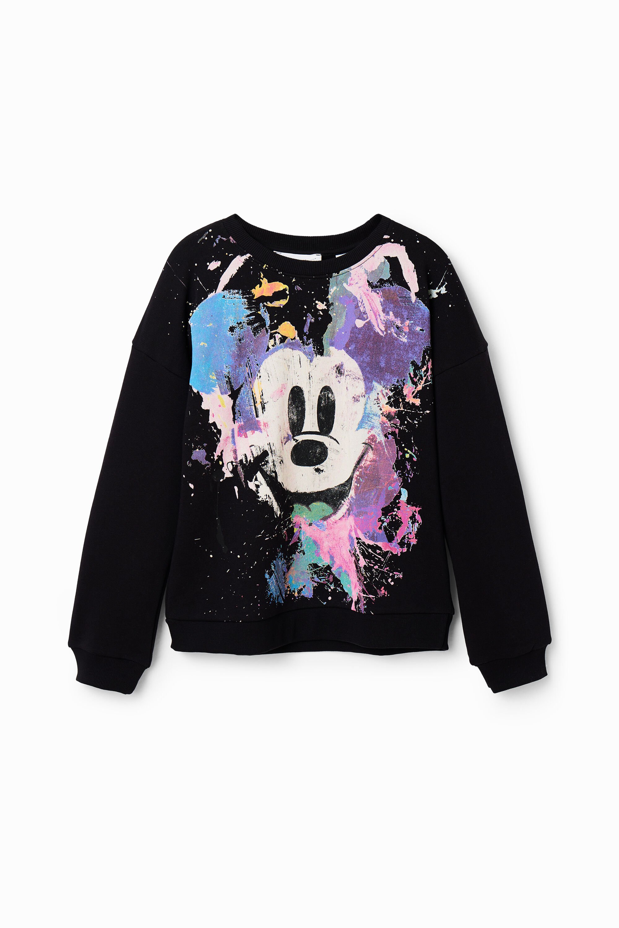 Sweat-shirt Mickey Mouse éclaboussure