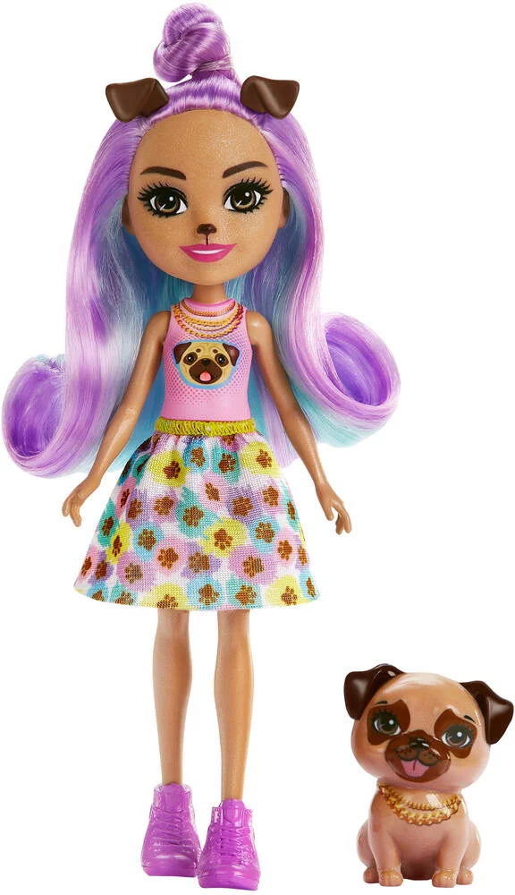 ENCHANTIMALS -PENNA BULLDOG - MINI POUPEE 15 CM