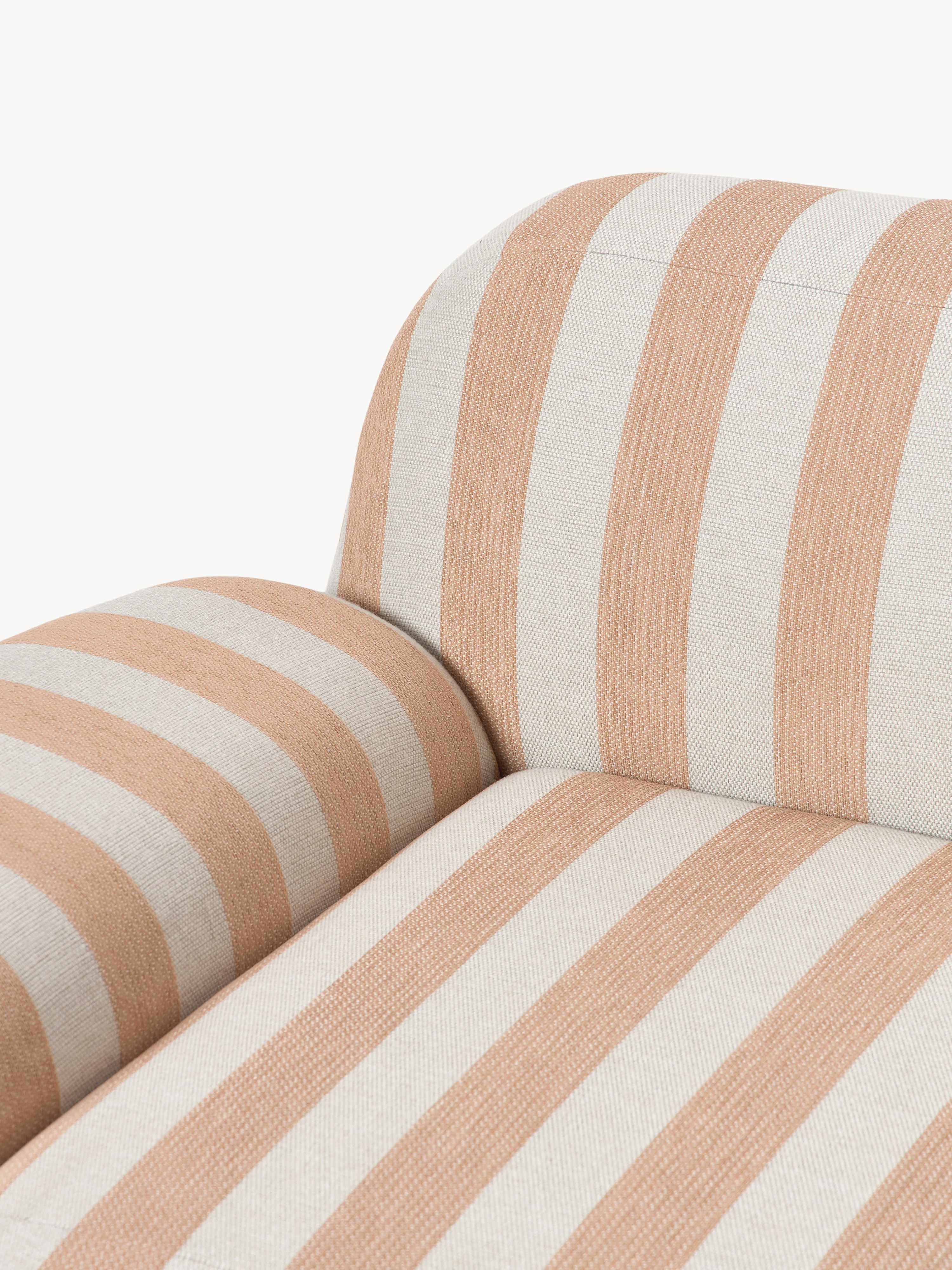 Gestreepte loungefauteuil Wolke