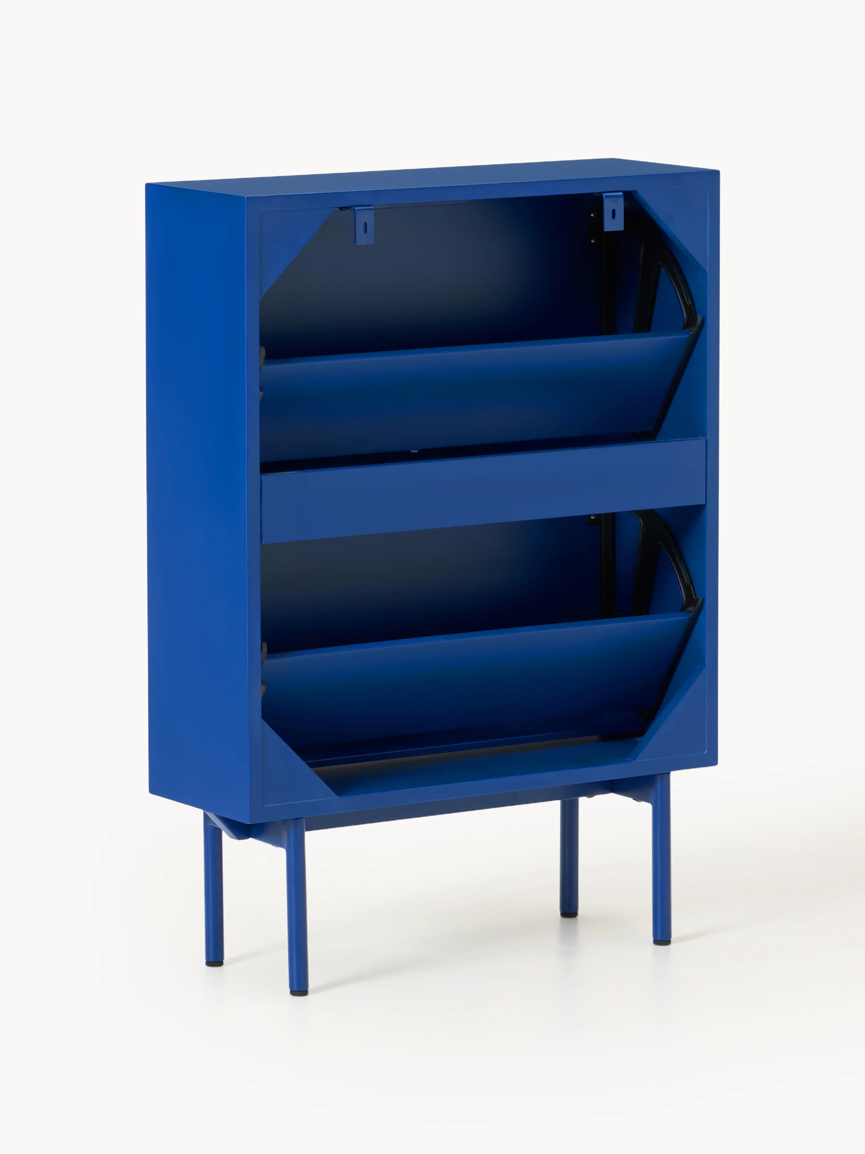 Houten schoenenkast Elona met opvouwbare planken
