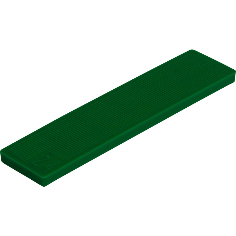 Kunststof rasterblokje 24x5mm Groen
