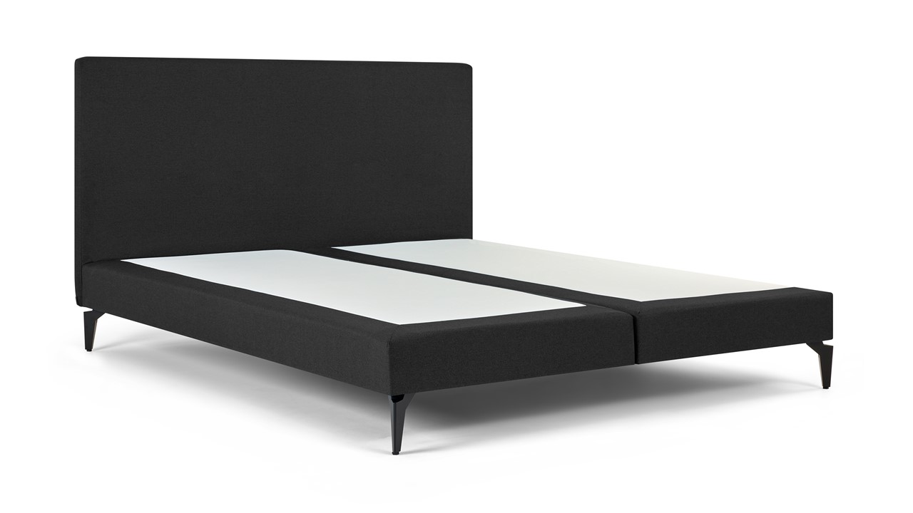 Boxspring Cisano zonder matras dark grey