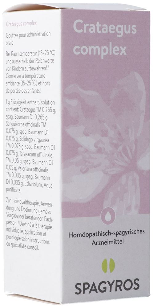 Spagyros Crataegus complex Urtinkt 50 ml