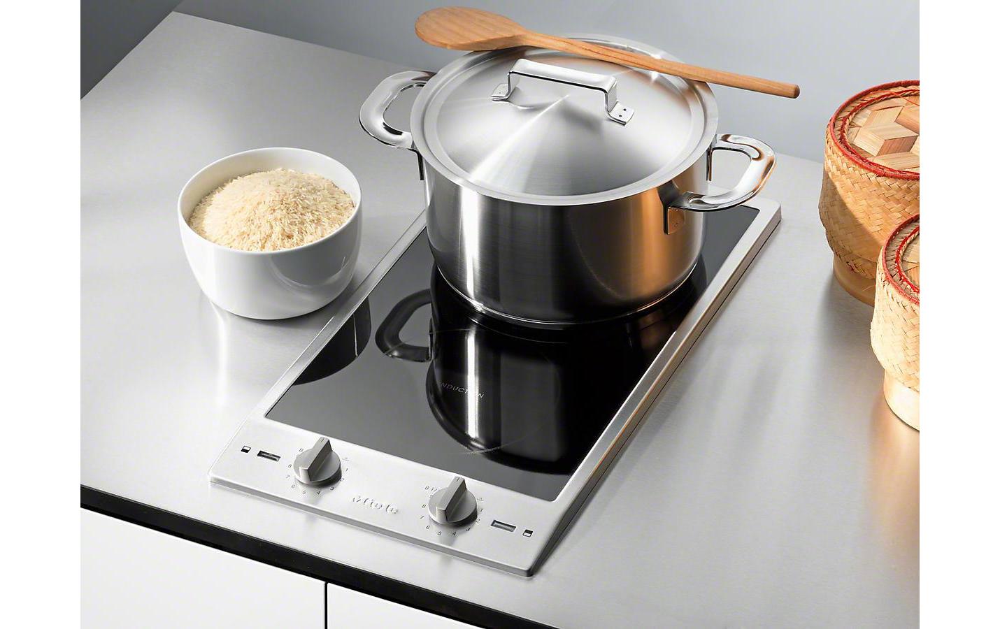 Glaskeramik-Kochfeld CombiSet CS 1212-1 l Edelstahl<br>Glaskeramik-Kochfeld mit 2 Herdplatten