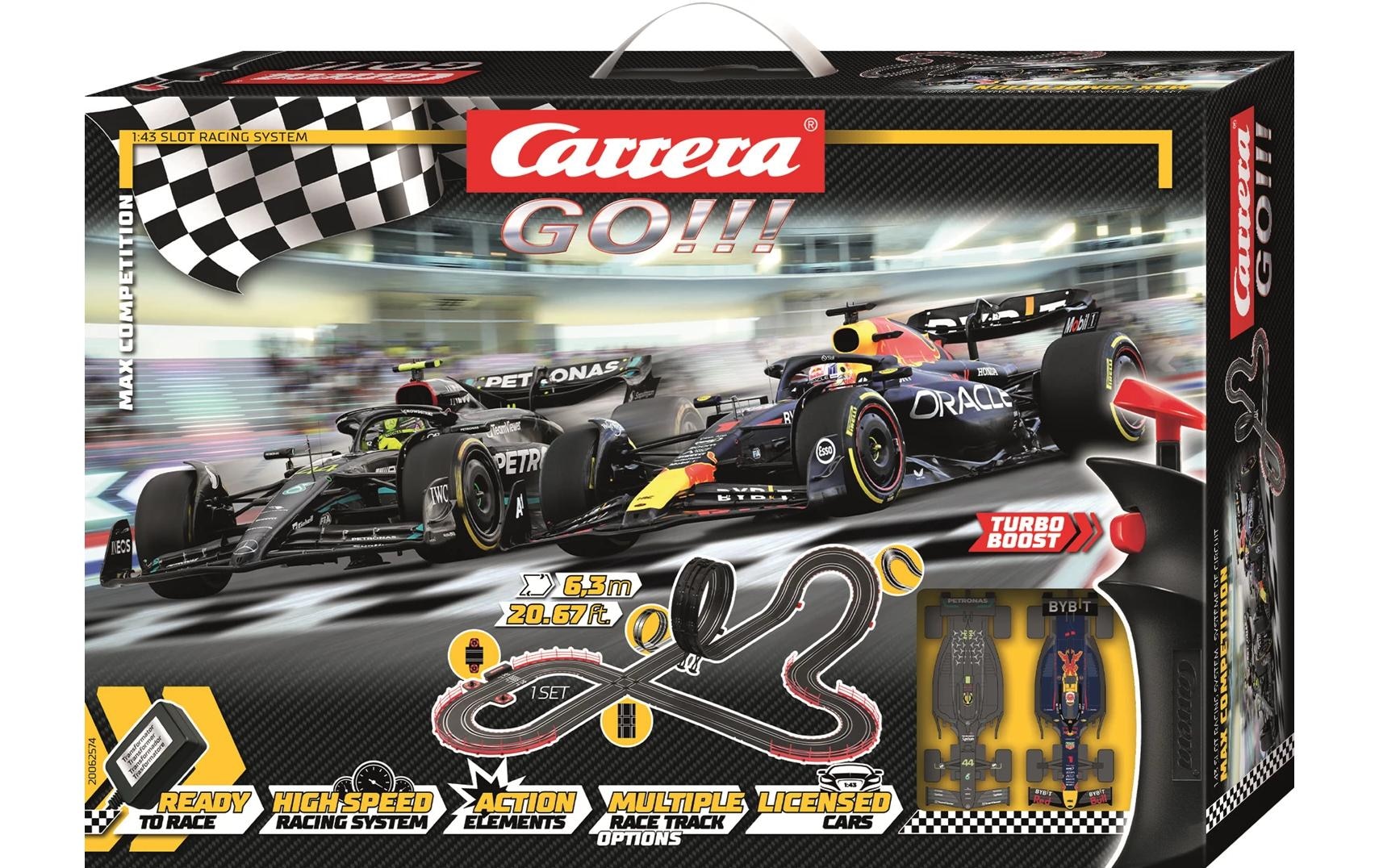Carrera® Autorennbahn »GO! F1 Max Competition / 6,3 m«
