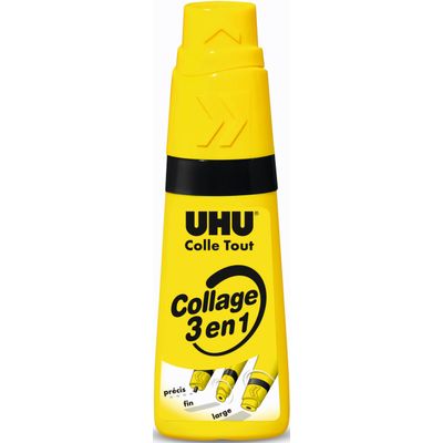 UHU Twist and glue - Flacon de colle liquide - Gel transparent - 35 ml