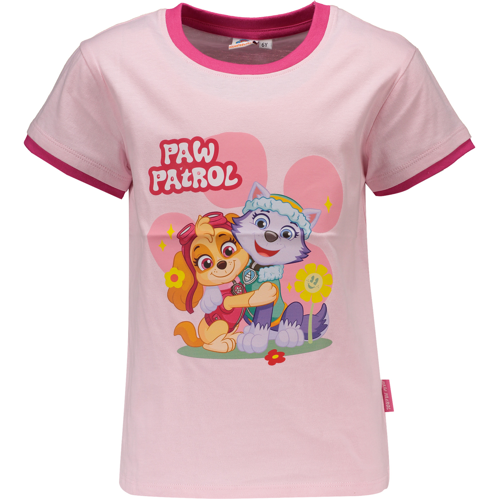 Kinder-T-Shirt Paw Patrol rosa