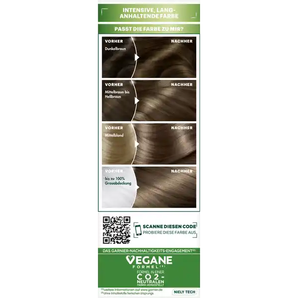 Ultra Crème Dauerhafte Pflege-Haarfarbe 5 Mocca Hellbraun