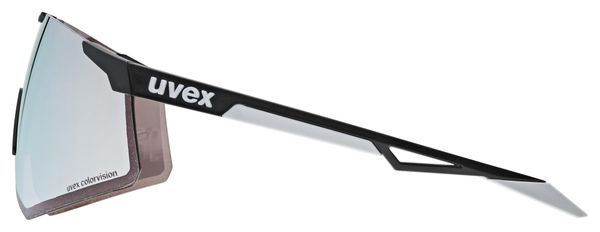 Lunettes Uvex Pace Perform S CV Noir/Verres Miroir Silver