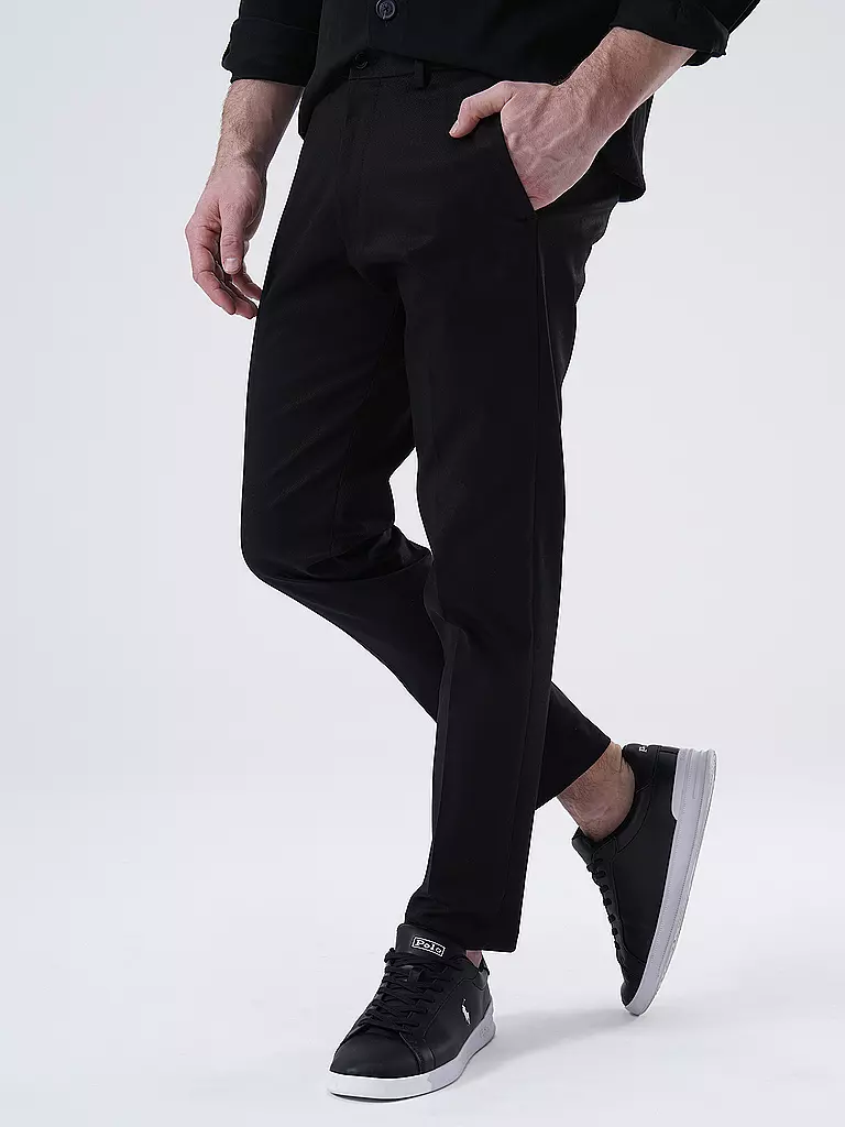 DRYKORN Chino Slim Fit AJEND  schwarz