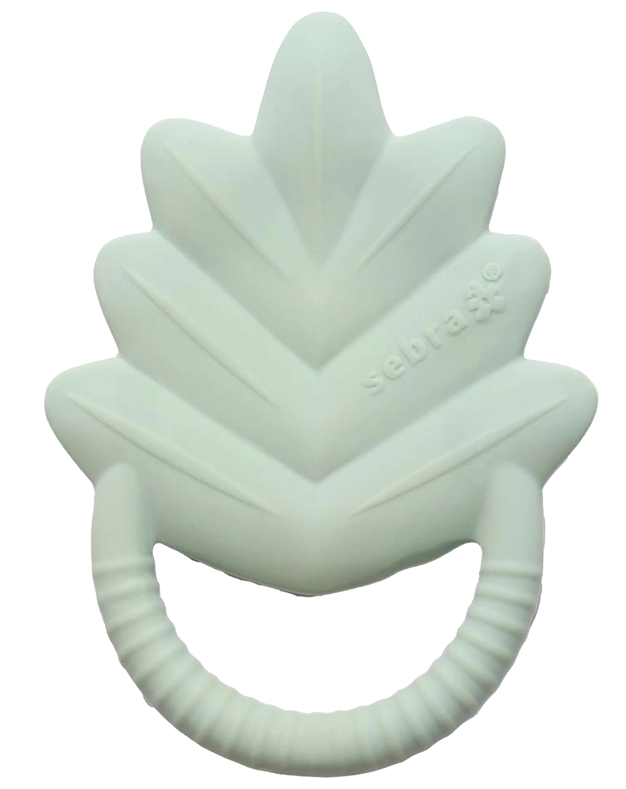 Beißring BLATT (12x8) in misty mint