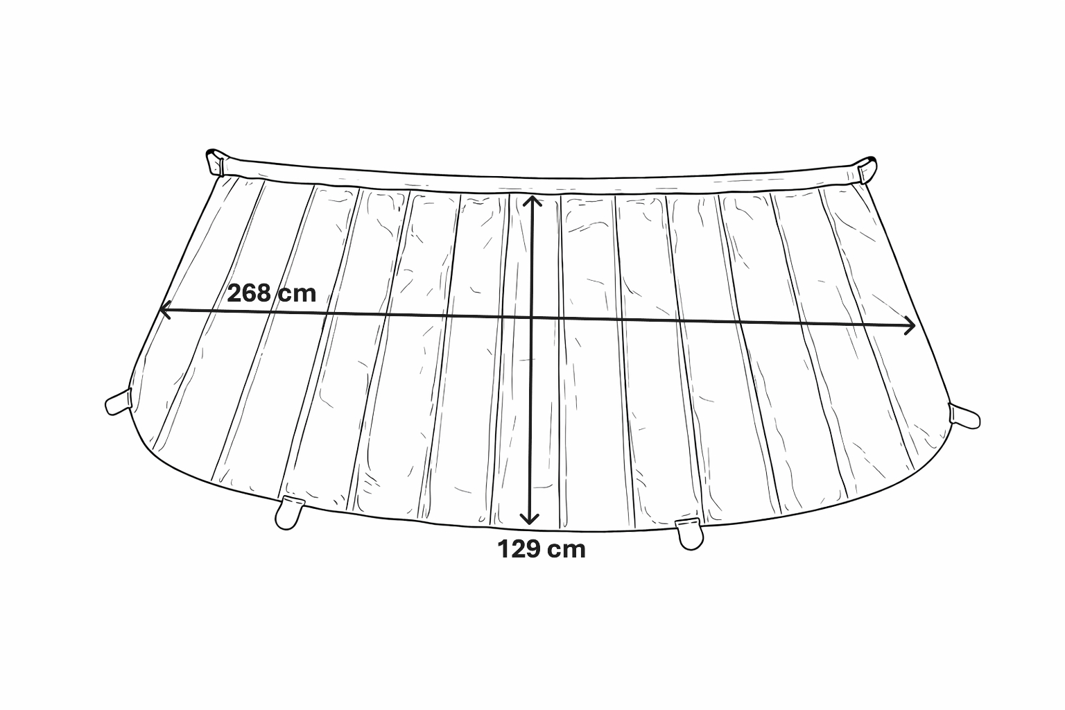 Hindermann Screen II universeel zonnescherm