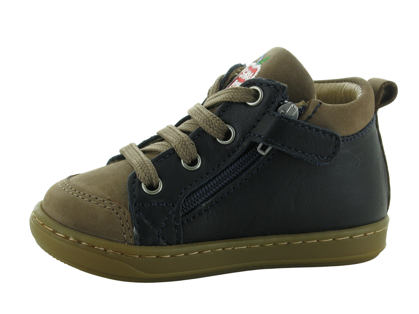 Shoopom-BOUBA BI ZIP Cuir Marine